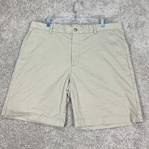 Vineyard Vines Men 38 Khaki Beige Brown Shorts Classic Fit Casual Chino Everyday